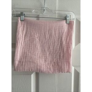Piccolo Bambino Muslin Swaddle Blanket Girls OS Pink Cotton Gauze Breathable
